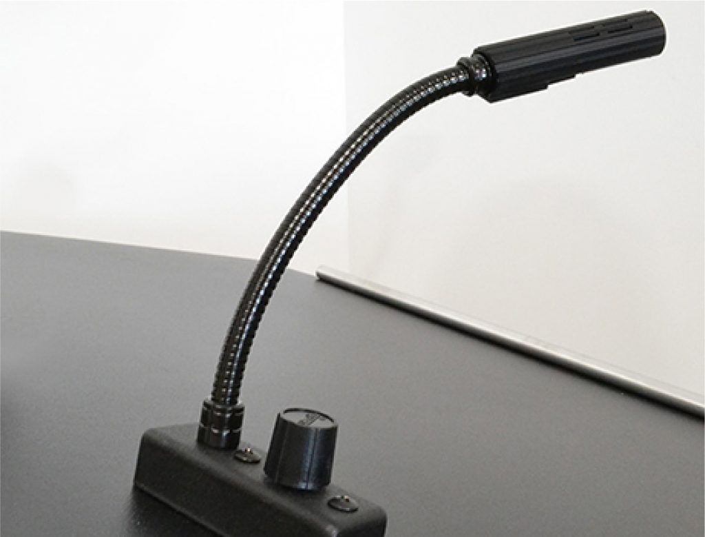 Lectern microphone attachment