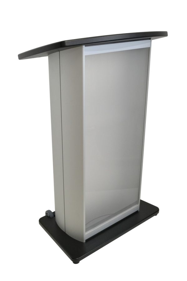 H2W Lectern aluminum acrylic front