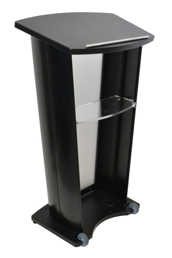 VH3 Lectern black acrylic back