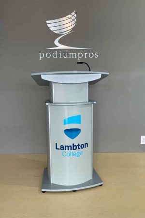 Aluminum Motorized Adjustable Lectern - Podium Pros