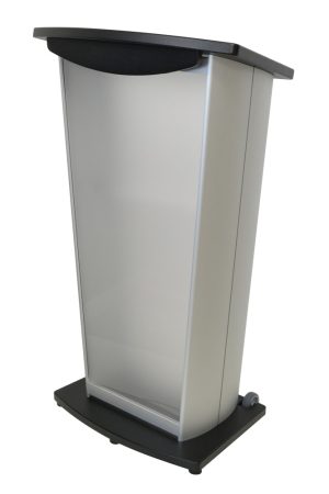 VH3 Lectern silver aluminum acrylic front