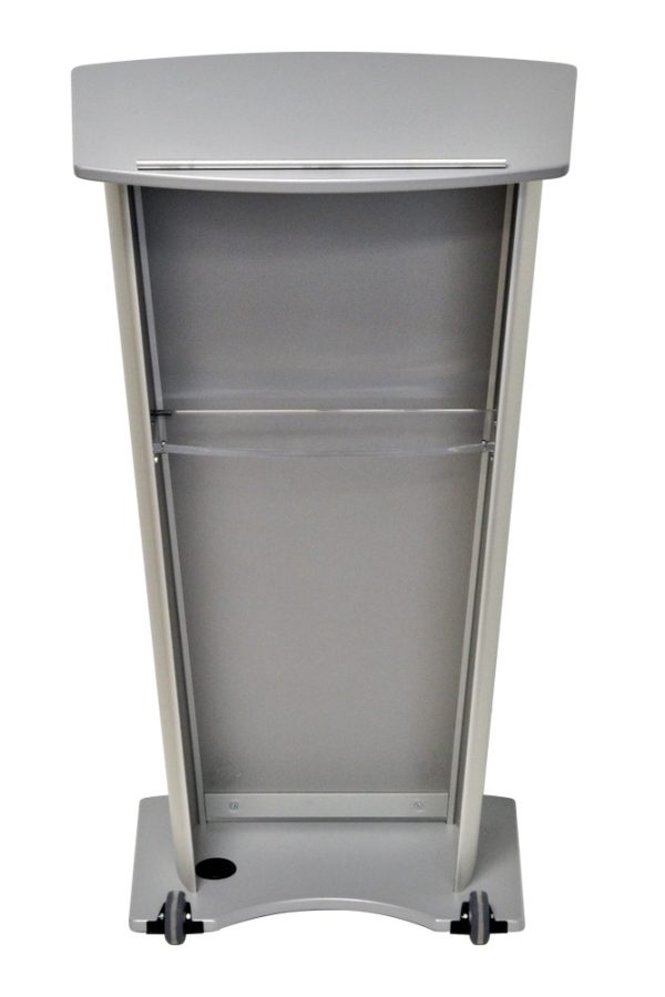 VH1 Standard Lectern silver brushed back