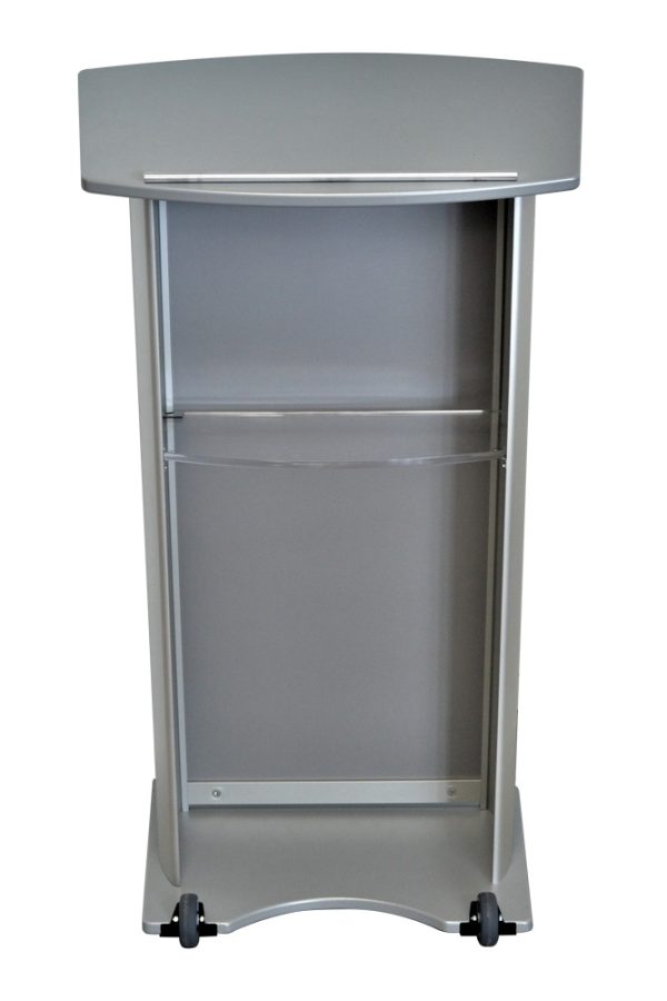 H2 Standard Lectern silver brushed back