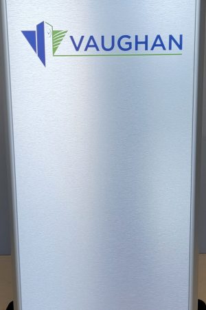 Vinyl Logo - 12"H x 16"W - Aluminum Lectern