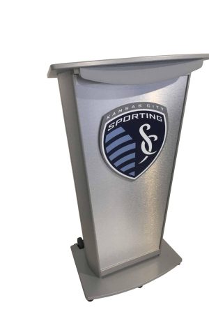 Podium Pros VH1 Aluminum lectern with 3D signage logo Sporting KC (1)-page-001