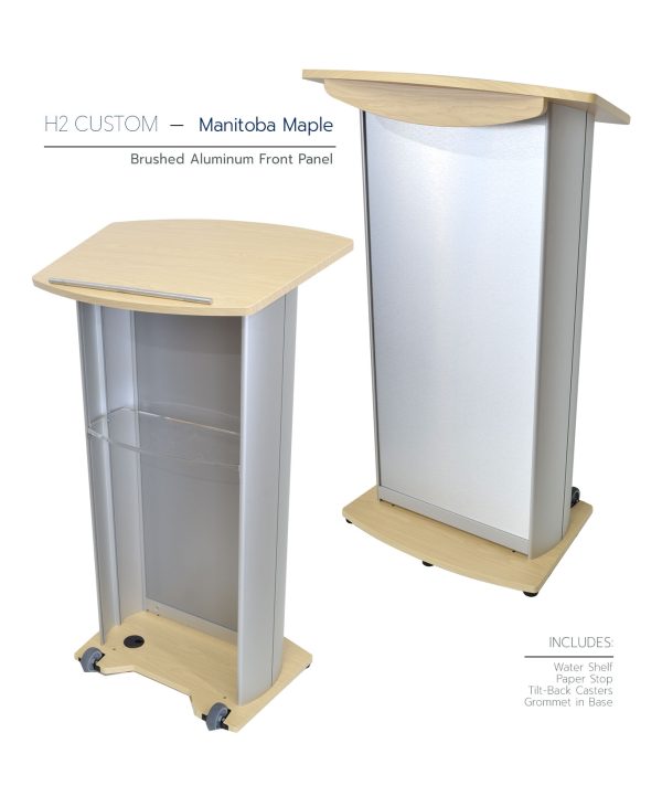 H2-Custom-Podium-Aluminum-Manitoba-Maple