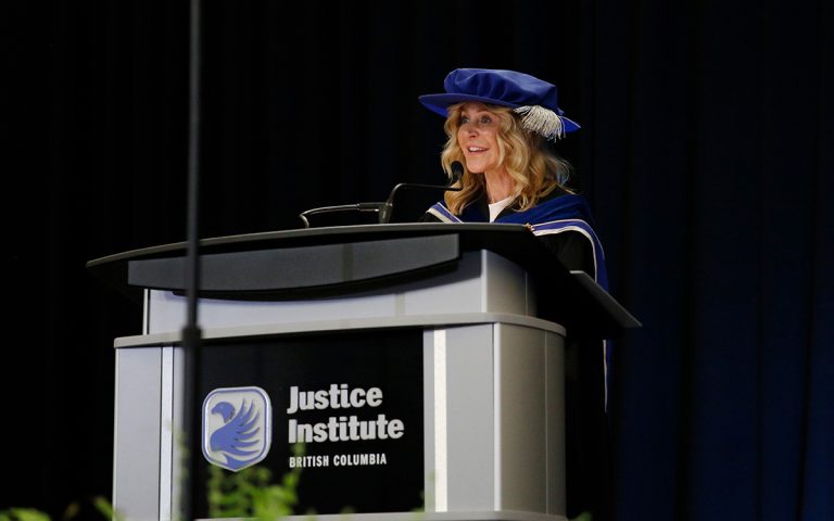 Justice Institute of BC Aluminum Accessible Lectern