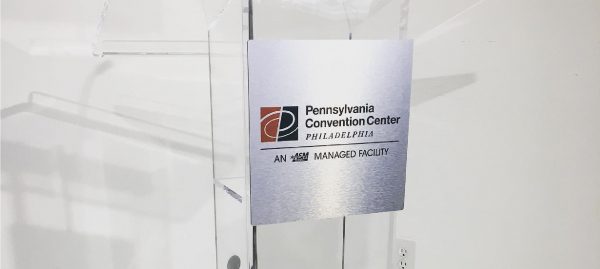 Pennsylvania Convention Center Philadelphia custom Acrylic Lectern