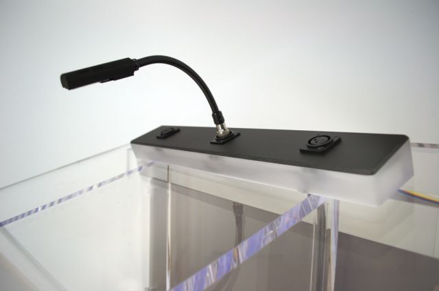 Captivate your audience and enhance your AV setup with the Column Flare Lectern! ✨

This elegant lectern features:
- Pre-wired connections: Seamlessly integrate your AV equipment for a professional and hassle-free presentation setup.
- Integrated reading light: Ensure clear visibility of your notes or presentation materials, even in low-light environments.
- Sleek & modern design: Make a lasting impression with a lectern that complements any stage or event space.
- Perfect for impactful presentations of all kinds!

https://www.podiumpros.com/shop/acrylic-lecterns/column-flare-lectern-with-av-connections/

#PresentionEquipment #LecternLighting #StageLecterns #AVIntegration