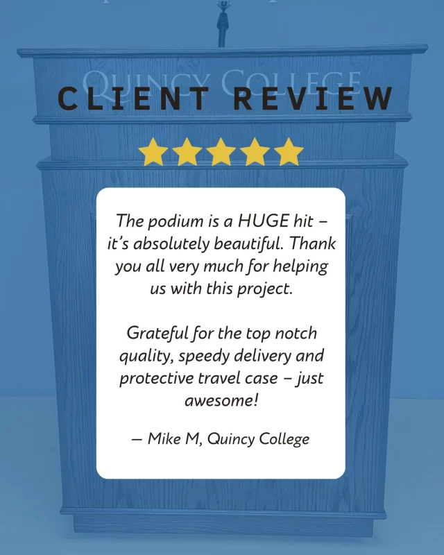 A great client review from Mike M, Quincy College