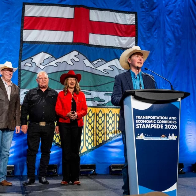 Proud to see our VH1 podium featured at the Transportation and Economic Corridors Calgary Stampede event.

Events like these bring together industry leaders, government officials, and stakeholders to discuss the future of transportation infrastructure and economic growth. We're pleased to provide presentation solutions that help speakers deliver their message with confidence.

📸 Photo source: Devin Dreeshen/X

#CalgaryStampede #MadeInCanada #Events #Infrastructure #Transportation #EconomicDevelopment
#ontariomade